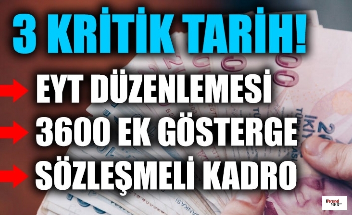 AK Parti EYT ve sözleşmelilere kadro için tarih verdi