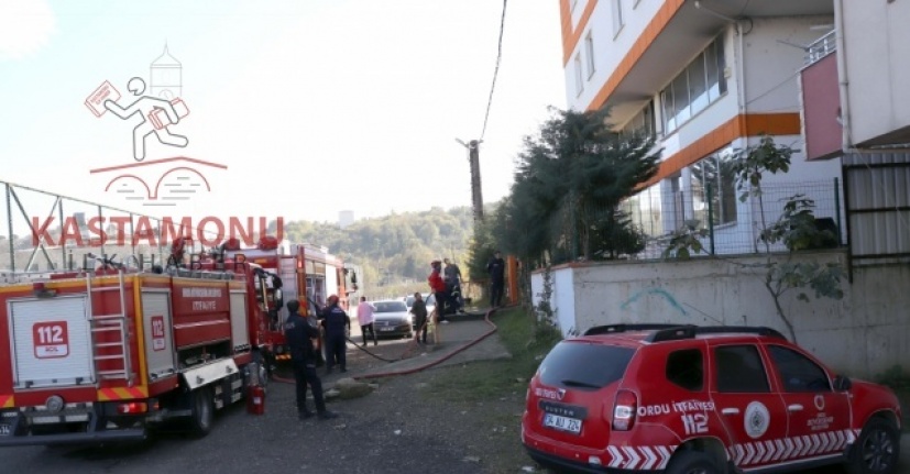 Ordu'da lise kantininde çıkan yangın söndürüldü