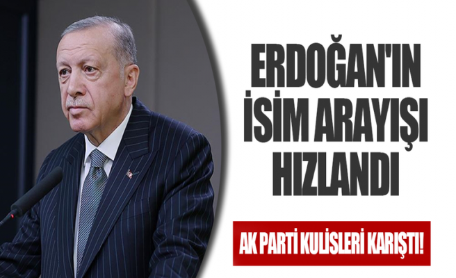 AK Parti kulisleri karıştı! Erdoğan'ın isim arayışı hızlandı 