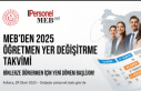 MEB'den 2025 Öğretmen Yer Değiştirme Takvimi:...