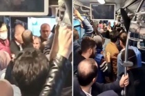 Metrobüste 'taciz iddiasına' linç girişimi