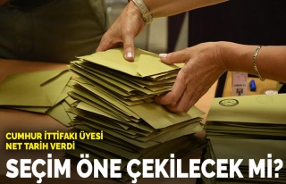 Seçim öne çekilecek mi? Cumhur İttifakı üyesi...