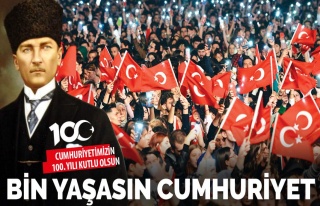 Bin yaşasın cumhuriyet