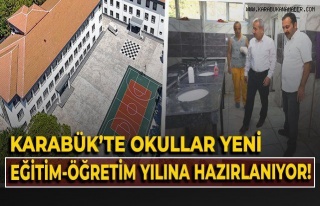 Karabük’te Okullar Yeni Eğitim Yılına Bakım...